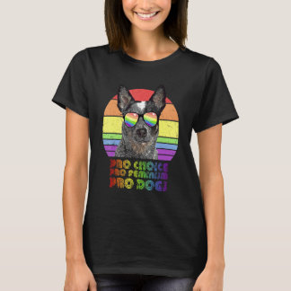 Camiseta Cão Pastor Australiano Pro Escolha Pro Feminismo P