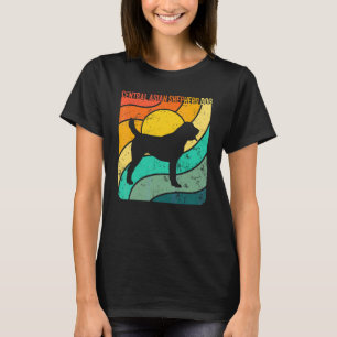 Camiseta Cão Pastor da Ásia Central Vintage Pôr do Sol Mãe 