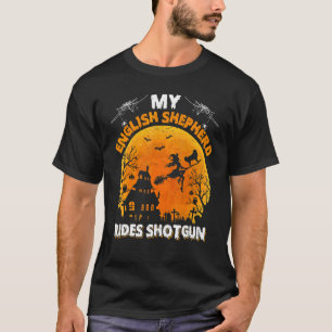 Camiseta Cão Pastor Inglês Viaja de Passageiro Cão Pastor I