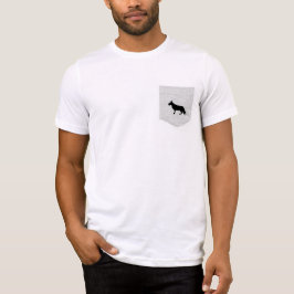 Camiseta Cão Pastor Preto
