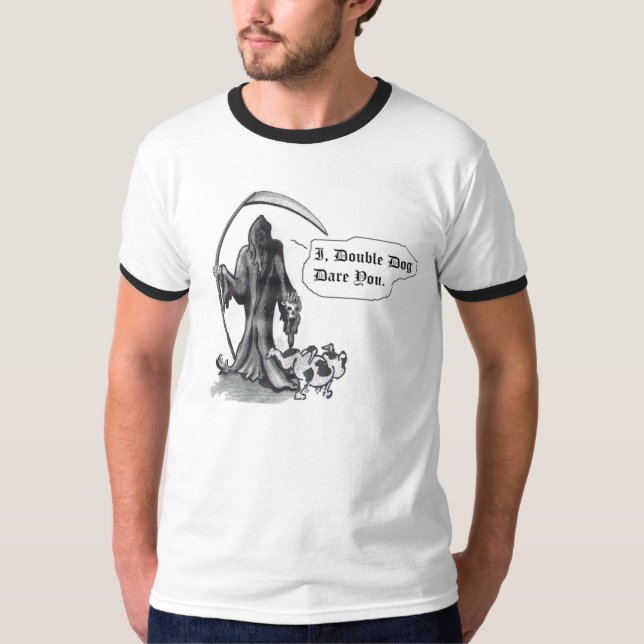Camiseta Cão pequeno desagradável (Frente)