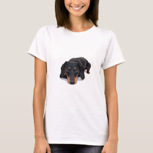 Camiseta Cão pequeno do Dachshund