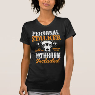 Camiseta Cão pessoal do assediador do presente de Jack