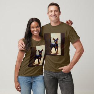 Camiseta Cão-Pinscher Miniatura
