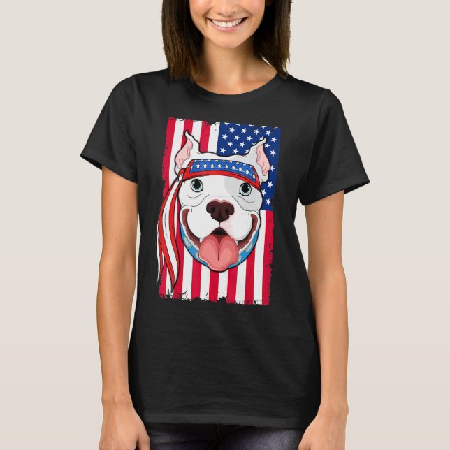 Camiseta Cão Pitbull (Frente)