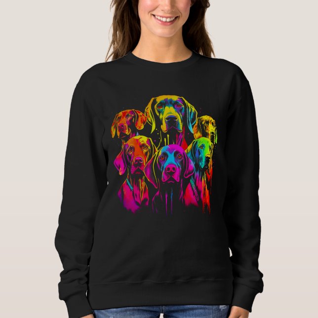 Camiseta Cão Pointer Alemão de Cabelo Curto Família 1 (Frente)