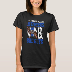 Camiseta Cão Policial K 9 Pastor Alemão Aplicação da Lei K