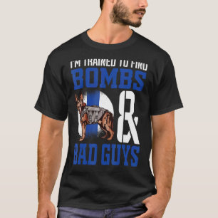 Camiseta Cão Policial Pastor Alemão K 9 Aplicação da Lei K
