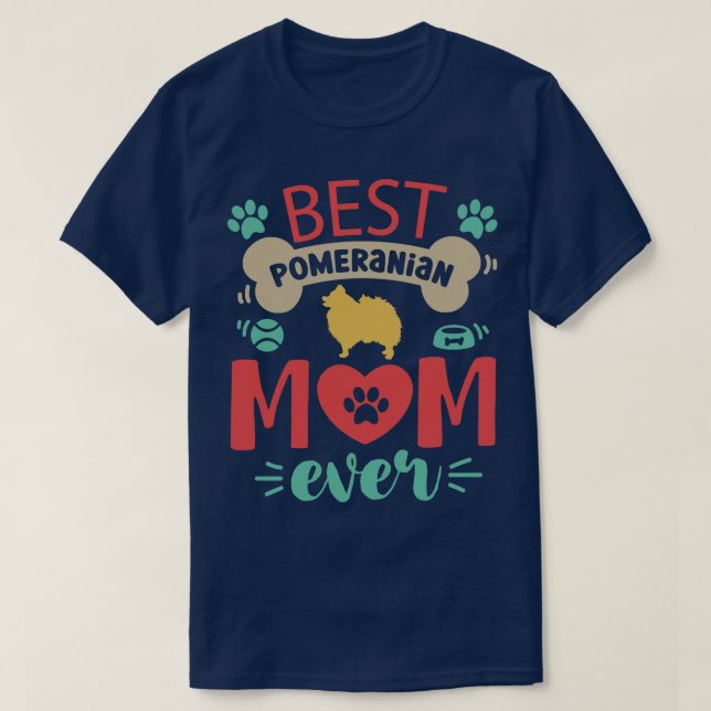 Camiseta Cão Pomerano (Frente do Design)