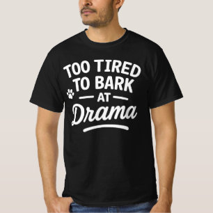 Camiseta Cão Preguiçoso Sarcástico Arte de Humor Relaxado
