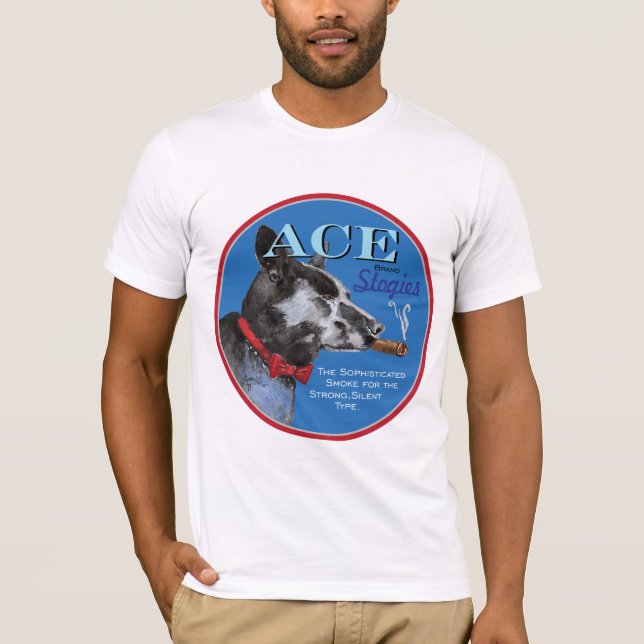 Camiseta Cão preto (Frente)