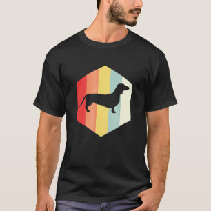 Camiseta Cão-protetor do Dachshund Vintage com 80 anos