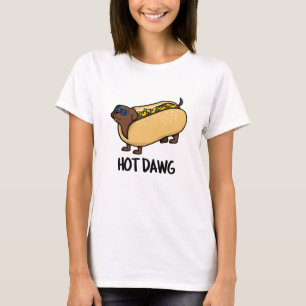 Camiseta Cão Quente Quente, Gato E Gato Quente, Numa PU