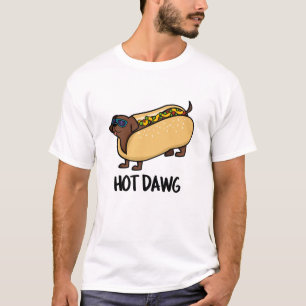 Camiseta Cão Quente Quente, Gato E Gato Quente, Numa PU