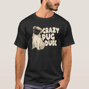 Camiseta Cão Raça Animal Pet Cão Kawaii Pug Pug Dude Lou