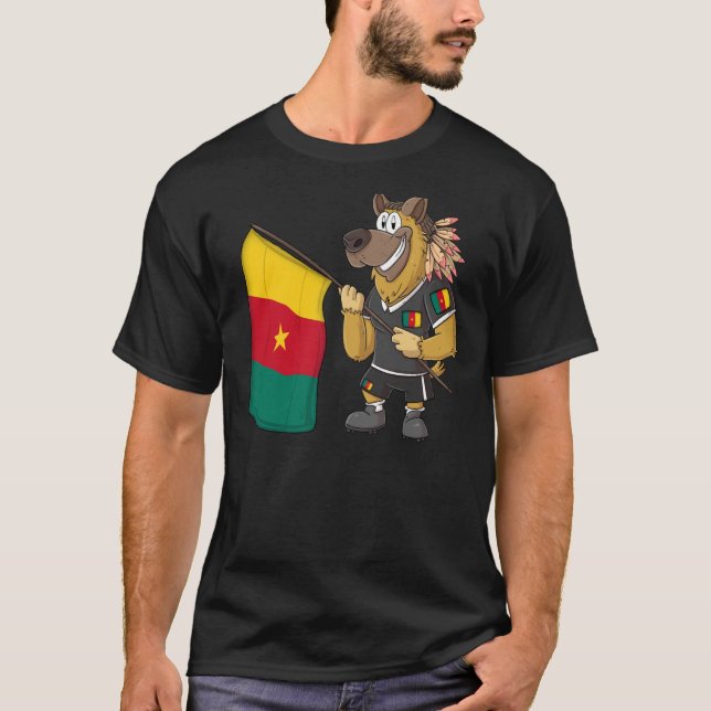 Camiseta Cão rasta de Camarões (Frente)