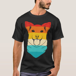 Camiseta Cão Retro Bandana