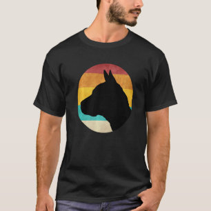 Camiseta Cão Retro Para Dono de Labrador Dobermann Pastor