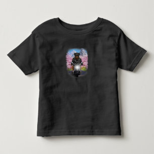 Camiseta cão rottweiler em turnê de motocicleta sakura ja