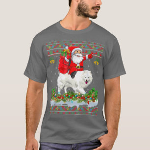 Camiseta Cão Samoiado Papais noeis Feios Andando Cristo Sam