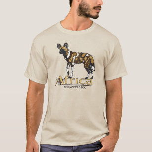 Camiseta Cão selvagem africano