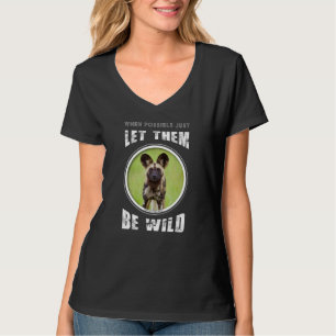 Camiseta Cão Selvagem Africano em Perigo
