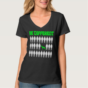 Camiseta Cão Ser Diferente Rottweiler Pet Animal Dog Propri