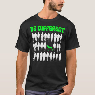 Camiseta Cão Ser Diferente Rottweiler Pet Animal Dog Propri
