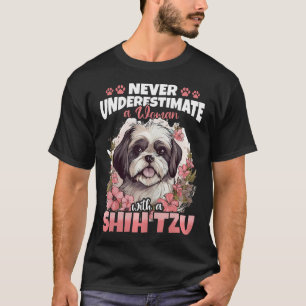 Camiseta Cão Shih Tzu Hsi Shih Raça de Cachorro Nunca