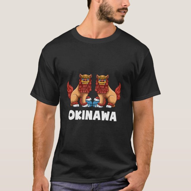 Camiseta Cão Shisa Okinawa (Frente)
