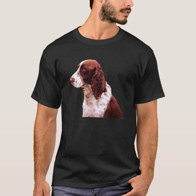 Camiseta Cão Springer Spaniel Inglês (Frente)