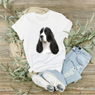 Camiseta Cão Springer Spaniel Inglês