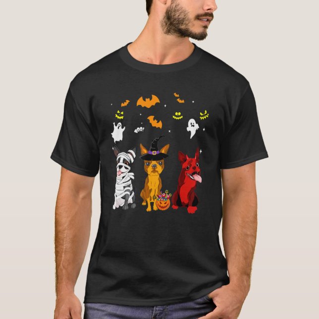 Camiseta Cão Terrier de Boston (Frente)
