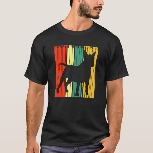 Camiseta Cão-Terrier Miniatura Bull (Frente)
