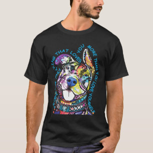 Camiseta Cão-Touro De Tendência Quente