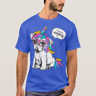 Camiseta Cão Unicorn, sou tão mágico