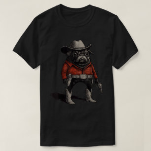 Camiseta Cão-Vaca-Vaca   Engraçado Saída Ocidental