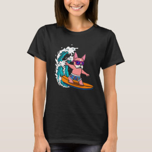 Camiseta Cão-Vaca-Vaca-Vaca-Vaca-Vaca-Cão-Cão Surfe