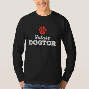 Camiseta Cão Veterinário Veterinário Veterinário do Estudan