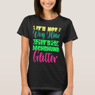 Camiseta Cão-Vinho-Vidro-Vidro-Glitter-rouco