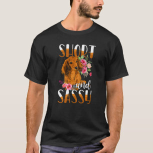 Camiseta Cão-Vinho-Vinho-Vinho-Flor Curto E Sassado