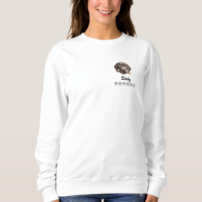 Camiseta Cão Weimaraner (Frente)