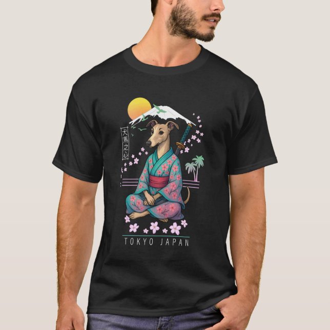 Camiseta Cão Whippet (Frente)