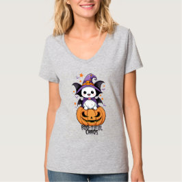 Camiseta Caos Bonitos | Morcegos, Chapéus e Abóboras