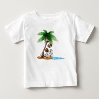 Camiseta Caos de Coco Engraçado - Árvore de Palma Humorísti