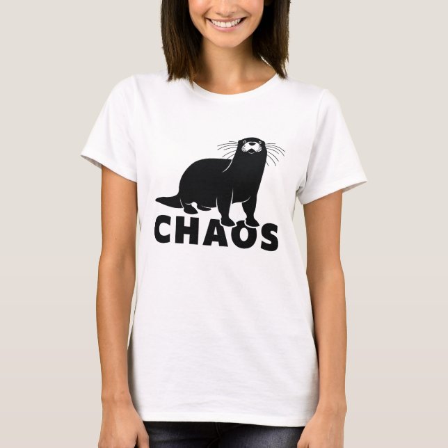 Camiseta Caos de Lontra (Frente)