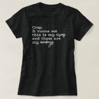 Camiseta Caos de Mãe de Circo Vida Divertida Paren