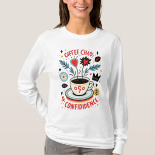 Camiseta Caos no café e confiança
