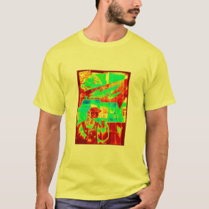 Camiseta Caos no vermelho e no verde!
