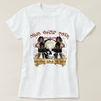 Camiseta Caos Pânico Medo Meu Trabalho Está Feito